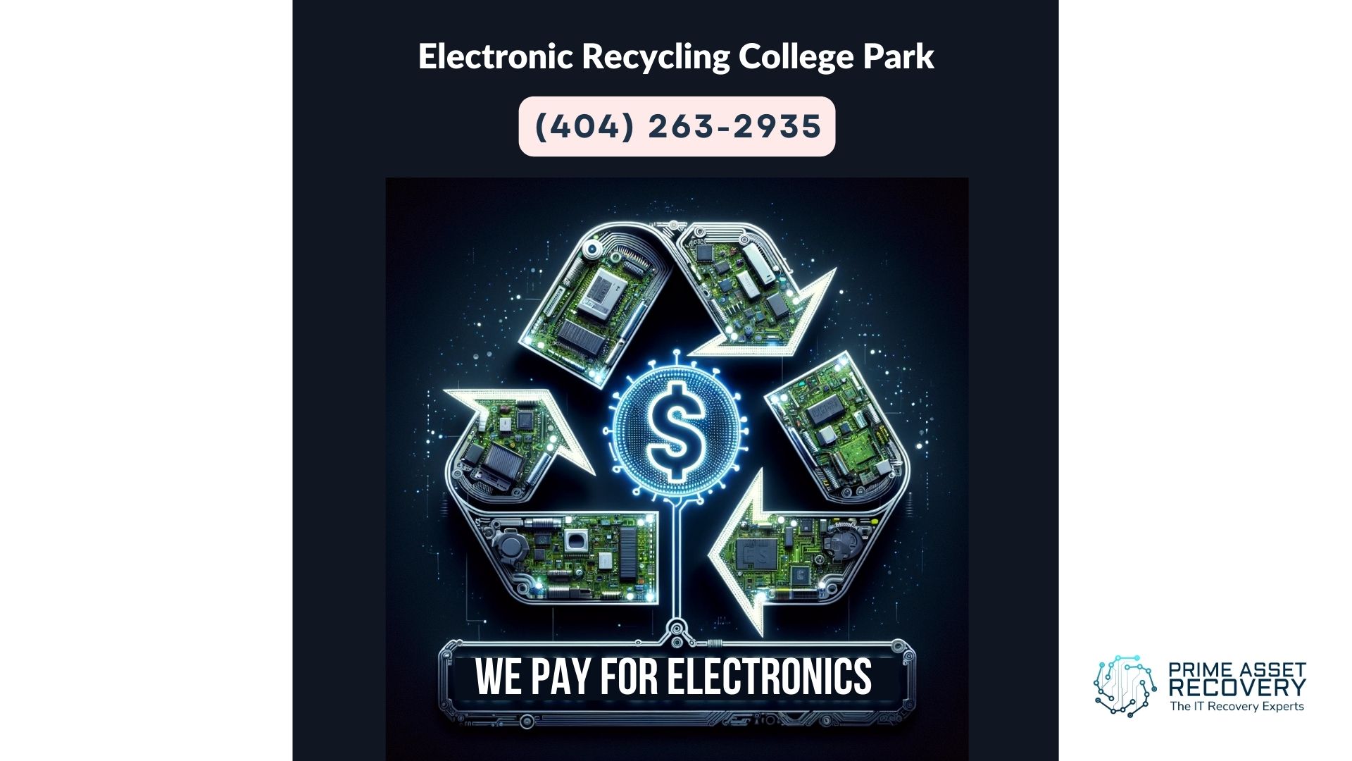 Computer Electronic Recycling College Park - Prime Asset Recovery Your Partner in Responsible Electronics Recycling