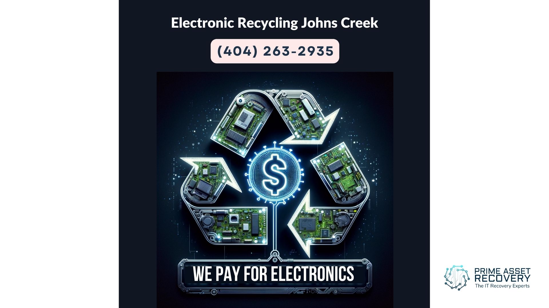Computer Electronic Recycling Johns Creek - Prime Asset Recovery Your Partner in Responsible Electronics Recycling
