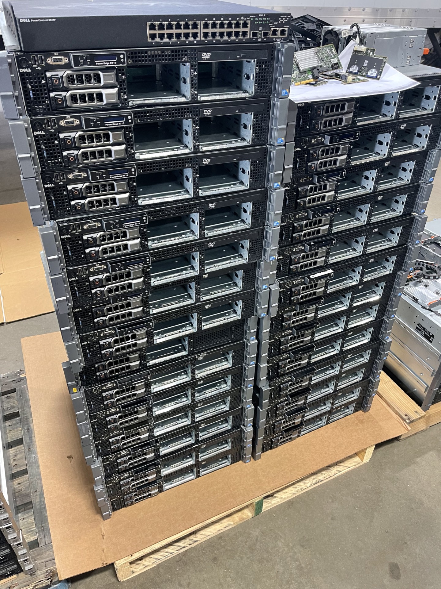 Dell PowerEdge servers recovered through our facility